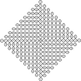 curved kolam